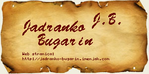 Jadranko Bugarin vizit kartica